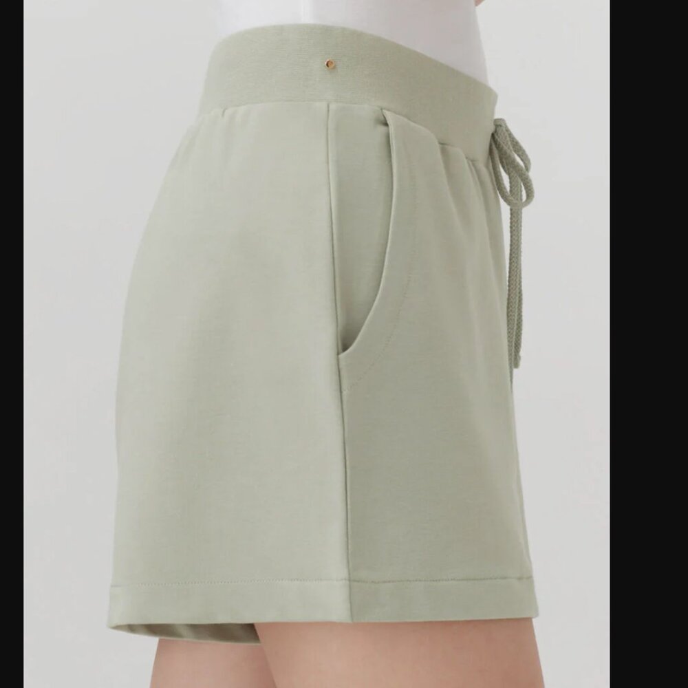 Cuyana French Terry Short Sage Small